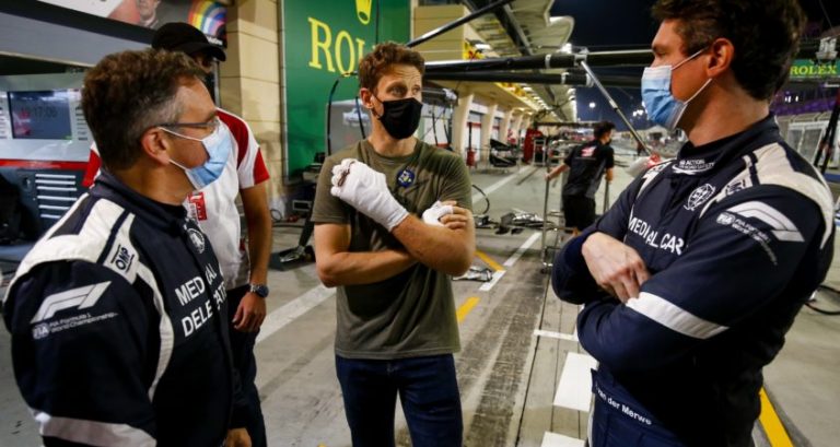 Bemanning F1 medical car test positief op corona