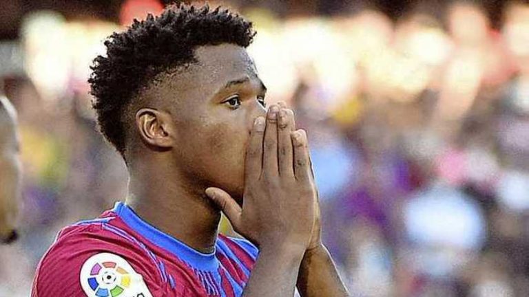 Weer domper voor Ansu Fati en FC Barcelona