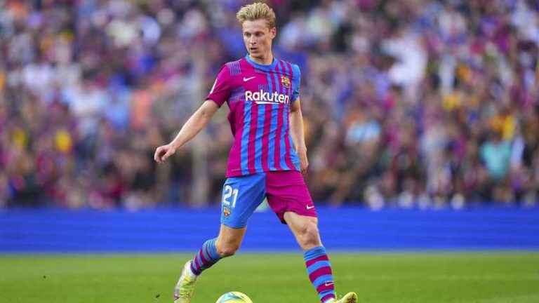 Frenkie de Jong met Barcelona mee naar Kiev voor Champions League-duel