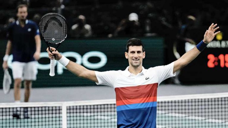 Novak Djokovic verslaat Daniil Medvedev in Parijs: ’Geen revanche voor kalender-slam’