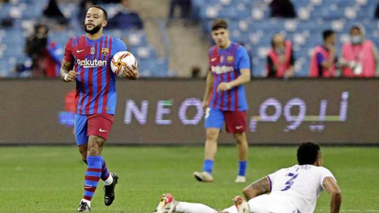 Memphis Depay weer twijfelgeval bij FC Barcelona