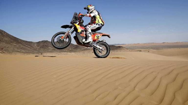 Klassement motoren in Dakar Rally opnieuw op zijn kop