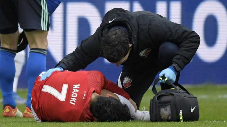 Drama voor Naoki Maeda: Japanner ziet door beenbreuk droom in duigen vallen