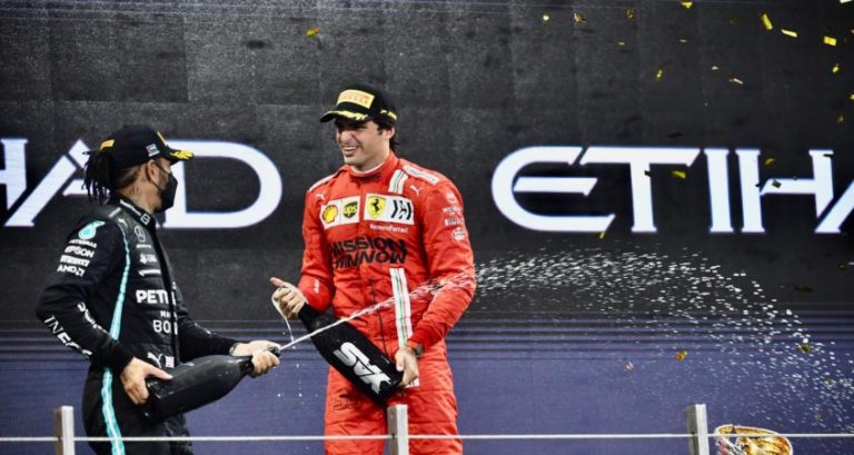 Sainz kreeg in Abu Dhabi meer respect voor Hamilton