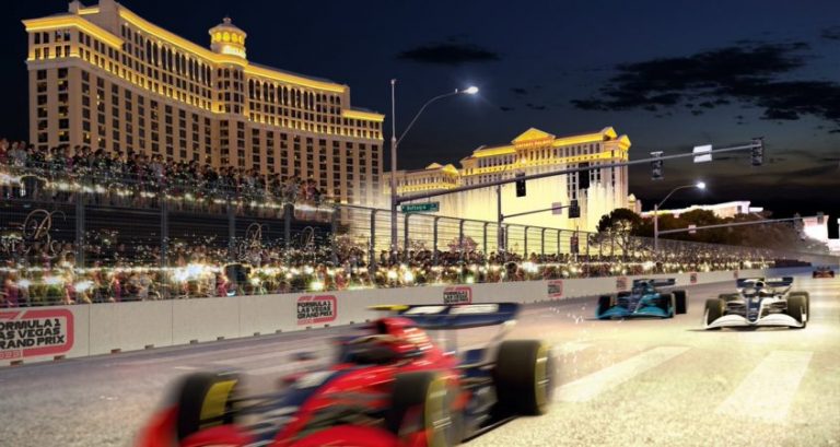Formule 1 gaat vanaf 2023 in de avond racen op The Strip in Las Vegas
