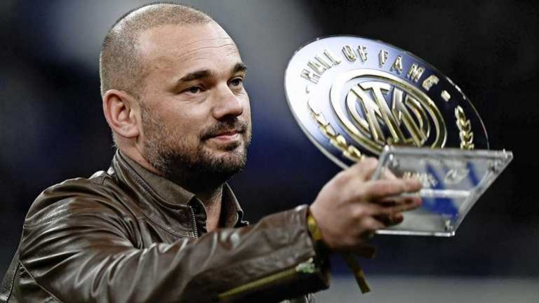 Bijzondere avond voor Wesley Sneijder in Milaan