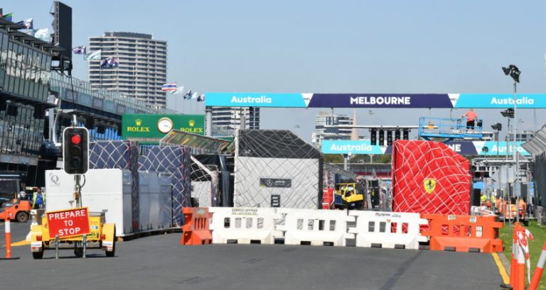 Vertraging in vracht voorkomen voor GP Australië