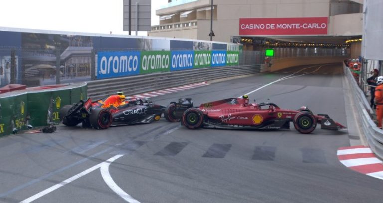 Nieuwe versnellingsbak voor Pérez en Sainz na crash, geen gridstraffen