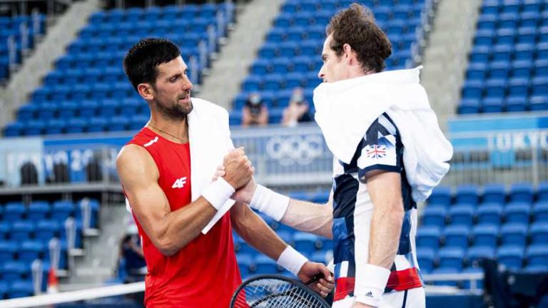 Ziekte zet streep door partij tussen Andy Murray en Novak Djokovic in Madrid