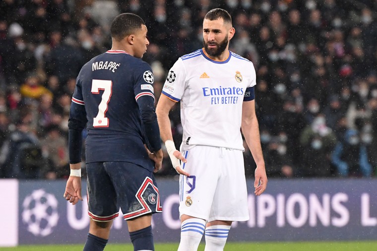 Benzema spreekt zich kort uit over Mbappé