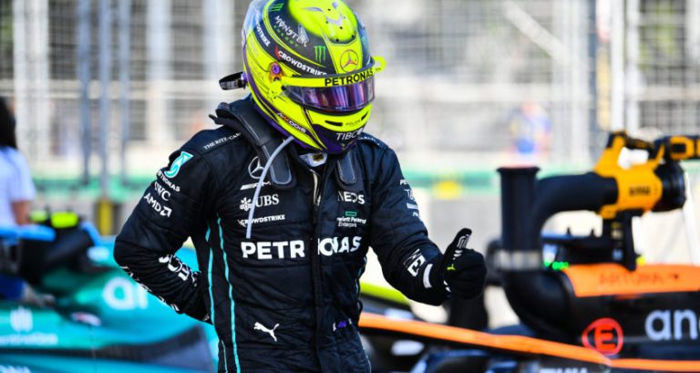 Hamilton dacht niet aan stoppen ondanks rugklachten door porpoising