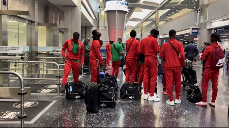 Natio U-20 met tussenstop in Miami voor doorreis naar Honduras