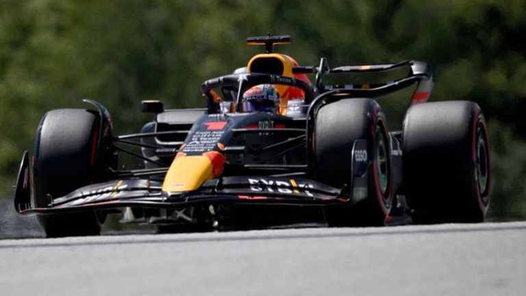 Max Verstappen snelste tijdens eerste training in Oostenrijk