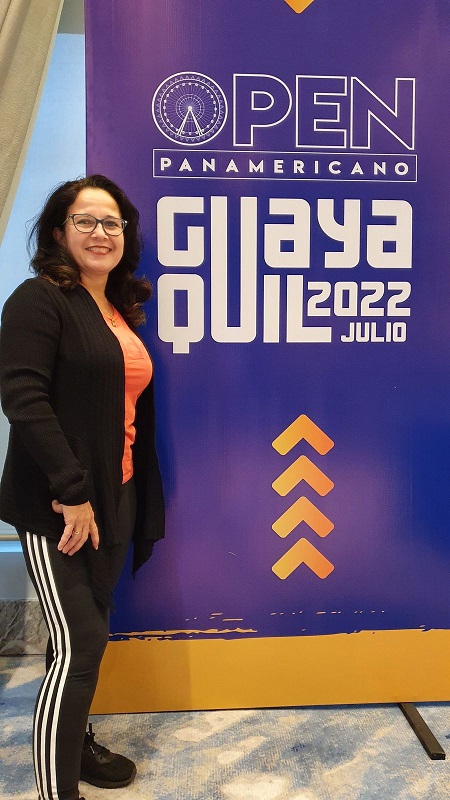 Angela De Bye Guayaquil in Ecuador voor Senior Open Championships