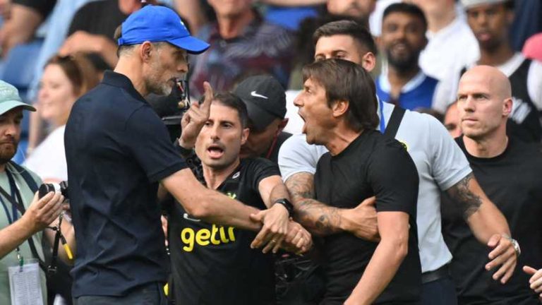 Tuchel en Conte clashen hard na laat gelijkspel tussen Chelsea en Totenham Hotspur