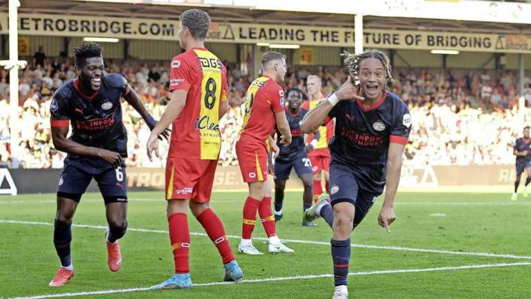 PSV dwingt Go Ahead na rode kaart snel op de knieën