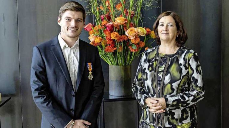 Max Verstappen benoemd tot Officier in de Orde van Oranje-Nassau