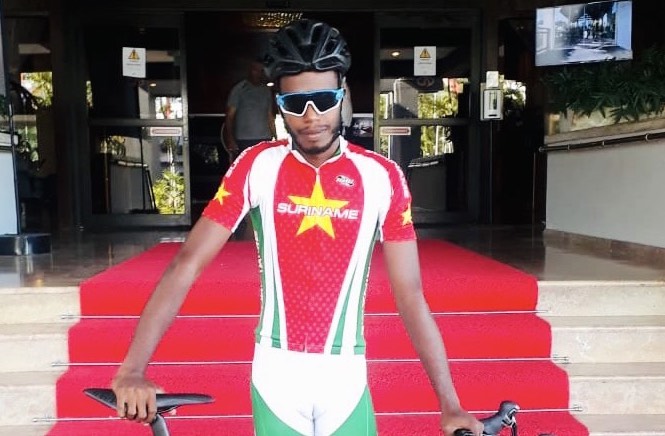Kenrich Sahadeo rijdt Caribische wielerkampioenschappen