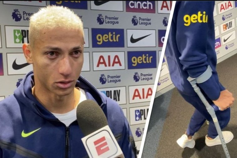 Richarlison moet tranen bedwingen: WK-droom in gevaar