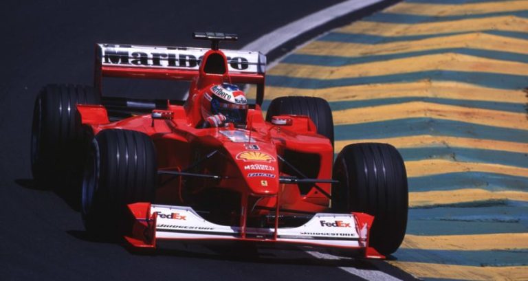 Onder de hamer: de eerste Ferrari waar Michael Schumacher wereldkampioen mee werd