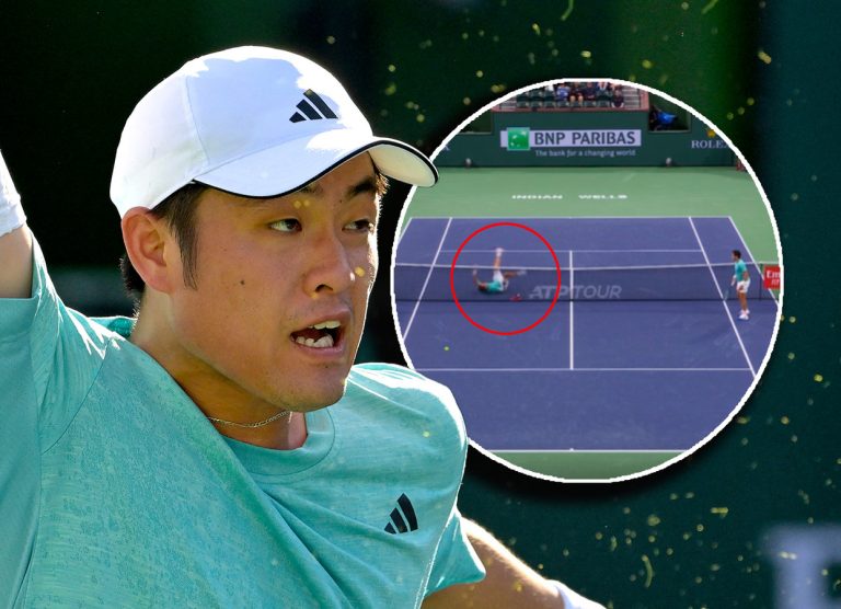 Opmerkelijk matchpoint op Indian Wells: umpire staat ‘illegaal’ punt toe