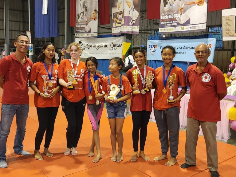 Judoclub Sonkei drukt stempel op 1 ste editie Tournoi Feminins in Frans-Guyana