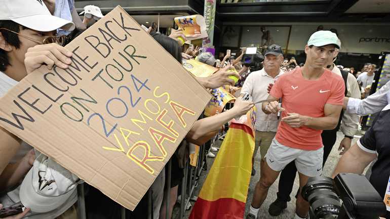 Rafael Nadal denkt bij rentree nog niet aan winnen van toernooien: ’Wél genieten van comeback’