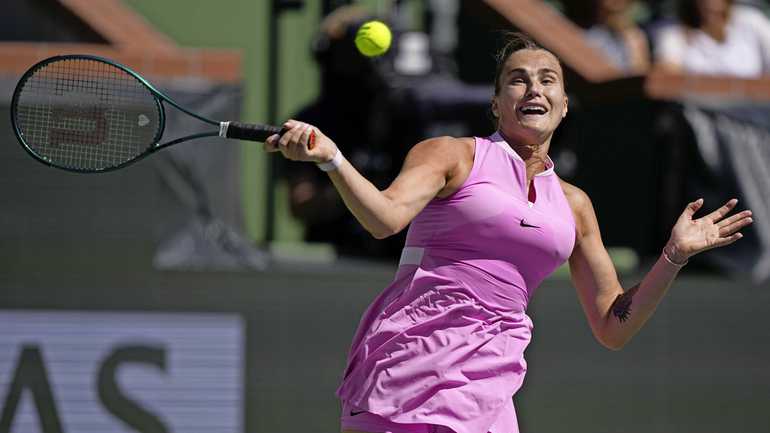Australian Open-winnares Aryna Sabalenka klaar op Indian Wells