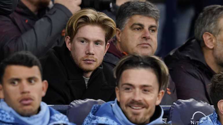 Hoopvolle Manchester City-coach Pep Guardiola rekent op Kevin De Bruyne tegen Arsenal
