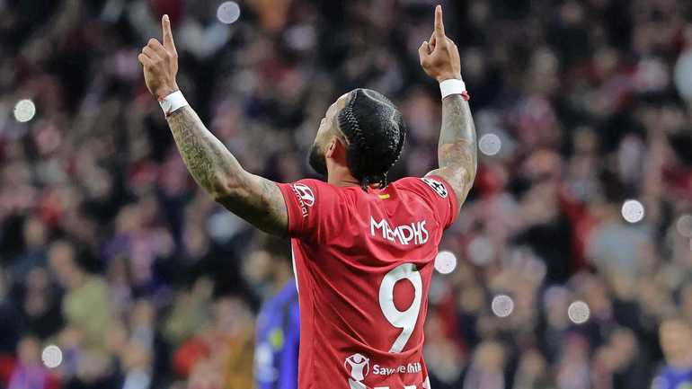 Cruciale rol Memphis Depay in zwaarbevochten kwartfinaleplek Atletico in Champions League