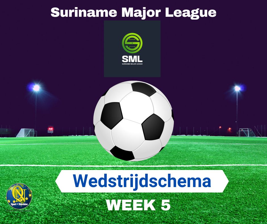 SML wedstrijdschema week 5