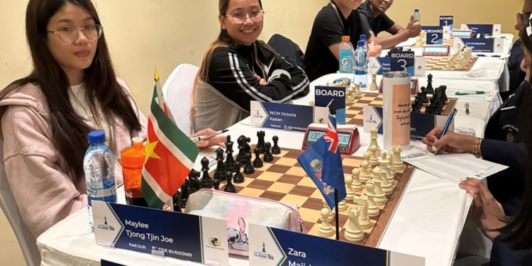 Surinaamse schakers vijfde bij Caricom Classic