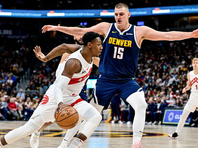 Nuggets overcome 22-point deficit, top depleted Raptors