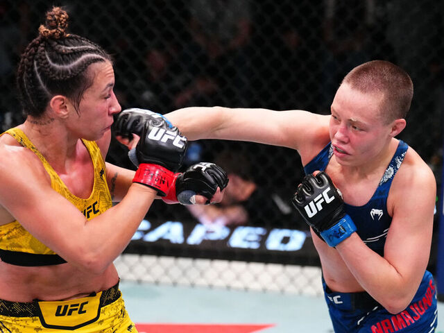 Namajunas tops Ribas in UFC main event for 1st flyweight win