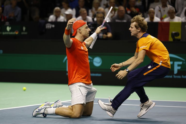 Nederlandse tennissers schrijven geschiedenis met eerste Davis Cup-finale ooit