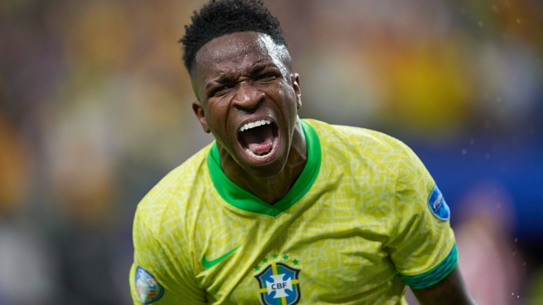 Brazilië loopt averij op in WK-kwalificatie met negatieve hoofdrol Vinícius