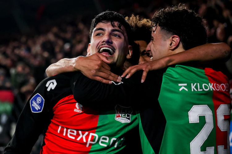 Goffert explodeert van vreugde: NEC klopt PSV in heerlijk voetbalgevecht en staat in bekerfinale