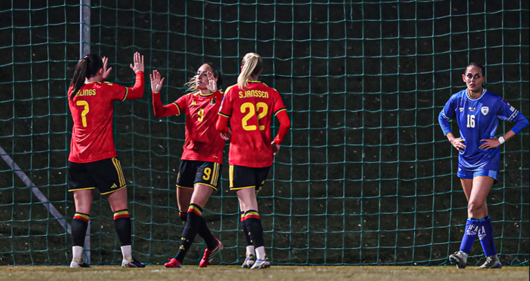 Vliegende start voor de Red Flames: Belgen openen WK-kwalificatiecampagne met dominante zege tegen Israël
