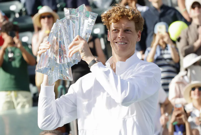 Jannik Sinner wint finale Indian Wells van Daniil Medvedev