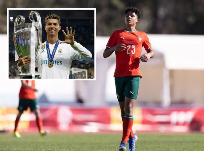 Zo vader, zo zoon? Cristiano Ronaldo Jr. traint mee bij Real Madrid