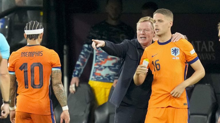 Bondscoach Ronald Koeman kan uithaal Joey Veerman wel hebben: ’Wat mij betreft is het nu klaar’