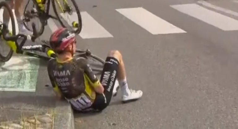 Einde seizoen voor Jonas Vingegaard: val in Tour de France zet definitieve streep door WK en najaarskoersen